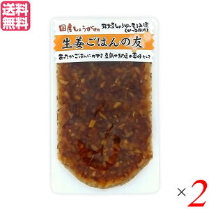 【マラソン限定!100円クーポン!学割2倍!】生姜 ご飯のお供 かつお節 マルアイ食品 生姜ごはんの友 100g 2個セット 送料無料