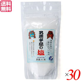 【スーパーSALE！ポイント6倍！】塩 天然塩 食塩 男鹿半島の塩 80g 30袋セット 男鹿工房 送料無料