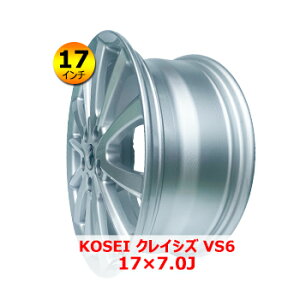 KOSEI NCVY VS6 Vo[ 17×7.0J 5H PCD114.3 IN38 17C`Vi A~zC[ 4{ \ԎF~joESUV