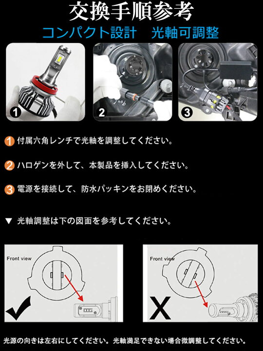 楽天市場 スカイライン プロジェクターヘッド R34 H10 5 H12 7 Hb3 9005 ハイビーム Ledヘッドライト バルブ 2個セット 50w 高輝度チップ採用 6500kクラスの車検対応 純白光 1年保証 あす楽 2loop