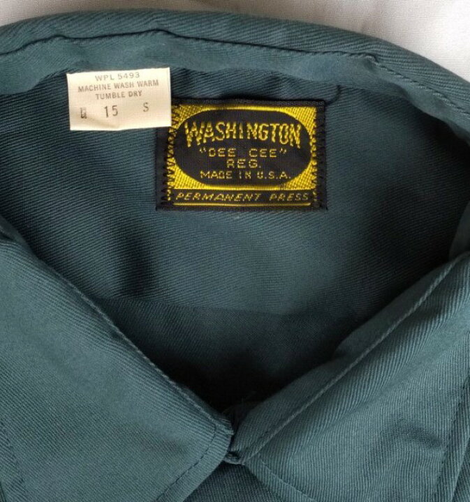楽天市場】WASHINGTON DEE CEE ワークシャツ ビンテージ ヴィンテージ  