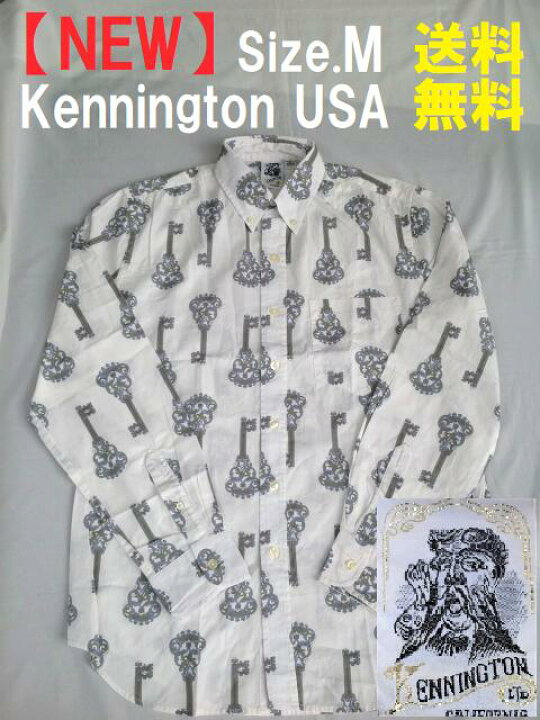 楽天市場】Kennington シャツ USA アメリカ 柄シャツ 総柄 ビンテージ 