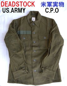 米軍 実物 アメリカ USA デッドストック ビンテージ ヴィンテージ DEADSTOCK VINTAGE アメリカ軍 シャツ ARMY CPO ウールシャツ OG-108 ARMYシャツ ジャケット フィールドジャケット トップス 70's 1970年代 放出品 新品 未使用品