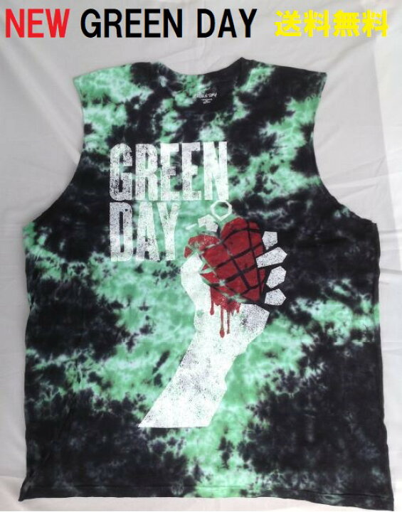 楽天市場】Tシャツ GREEN DAY バンドT ノースリーブ タンクトップ 