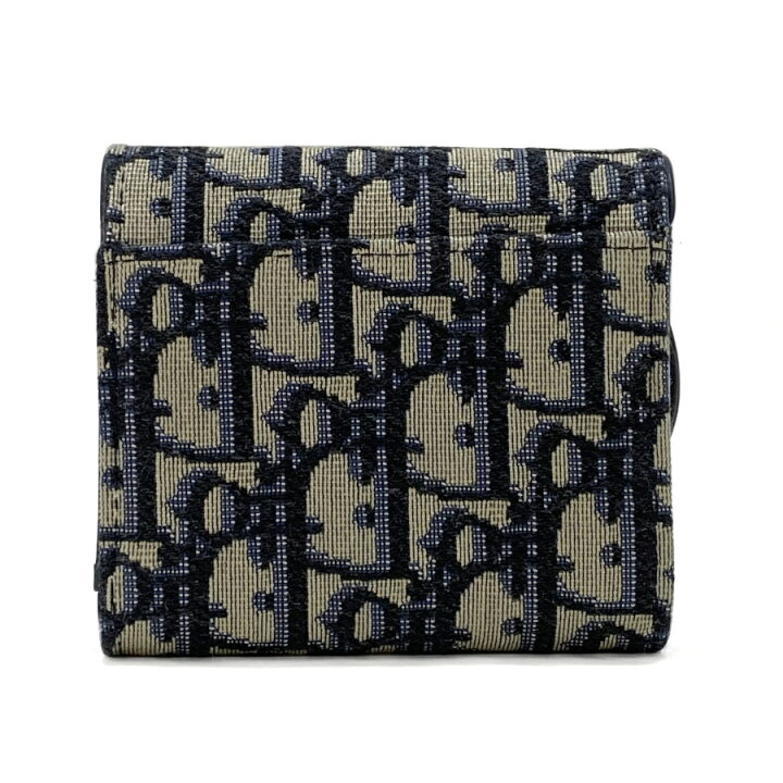 ディオール / DIOR サドル 労せ ロータス ウォレット / 三つ折り財布  