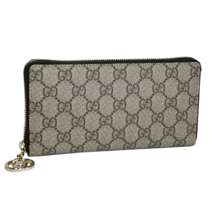 楽天市場】グッチ GUCCI 長財布 ラウンドファスナー GGキャンバス 
