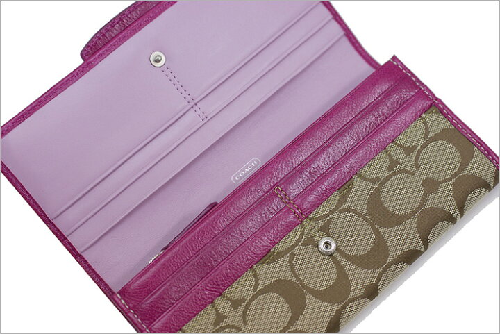 楽天市場】コーチ COACH シグネチャー 長財布 ペネロピ スリム  