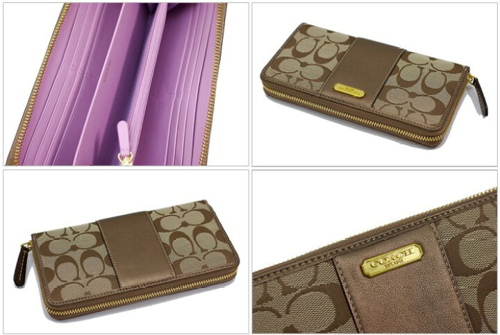 楽天市場】コーチ 長財布 COACH ラウンドファスナー レディース 
