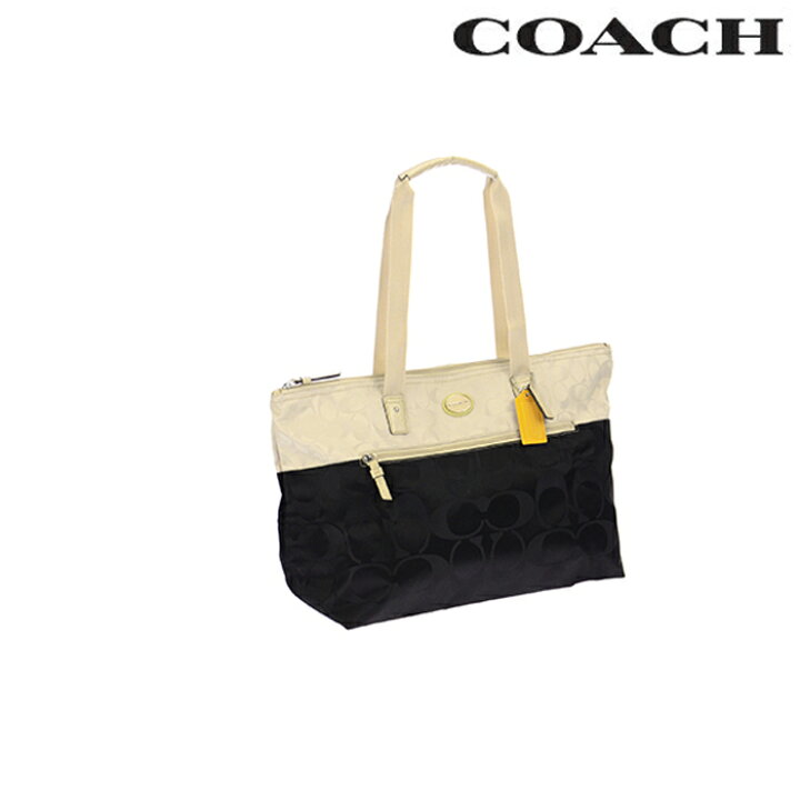 楽天市場】COACH コーチ アウトレットバッグ シグネチャー ツートン 