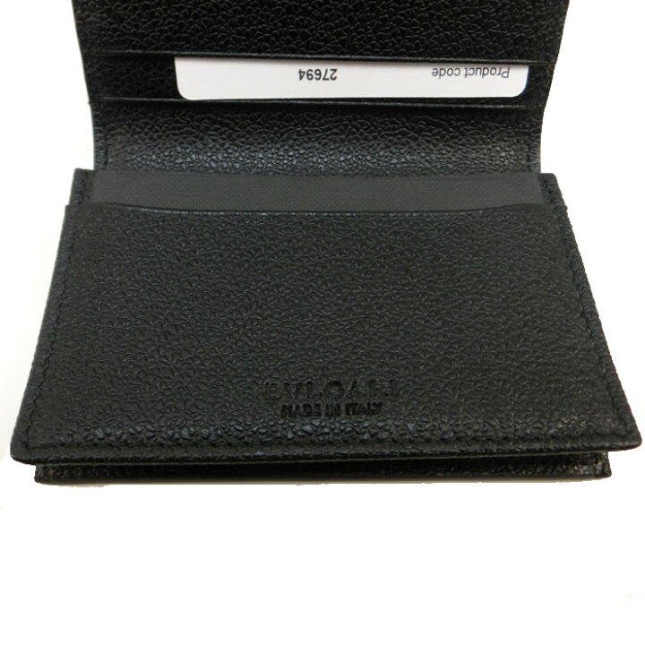 楽天市場】BVLGARI ブルガリカードケース ミレリゲ / ブラック 27694  