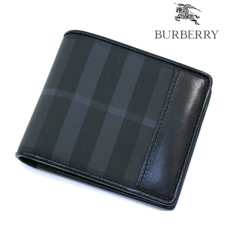 楽天市場】BURBERRY バーバリー 2つ折財布 メンズ ブリットチェック 