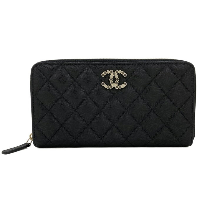 楽天市場】シャネル CHANEL 長財布 ラウンドファスナー ロング ジップ 