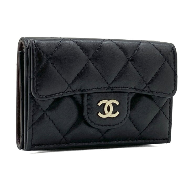 楽天市場】シャネル CHANEL 財布 三つ折り クラシック スモール  
