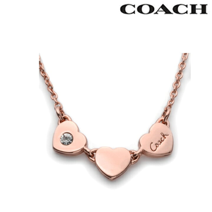楽天市場】コーチ ネックレス COACH レディース ハート ステーション 