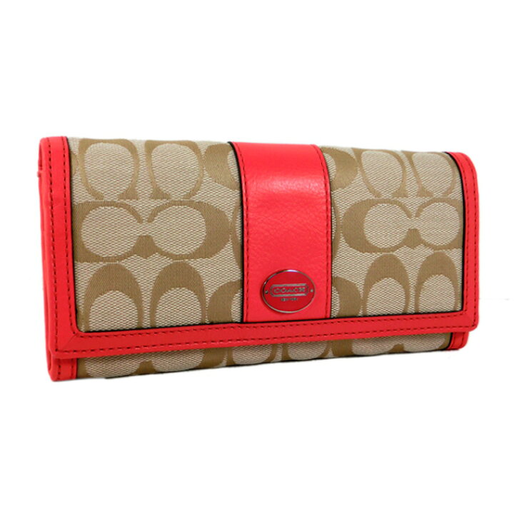 楽天市場】COACH コーチ 財布 レガシー シグネチャー スリム 