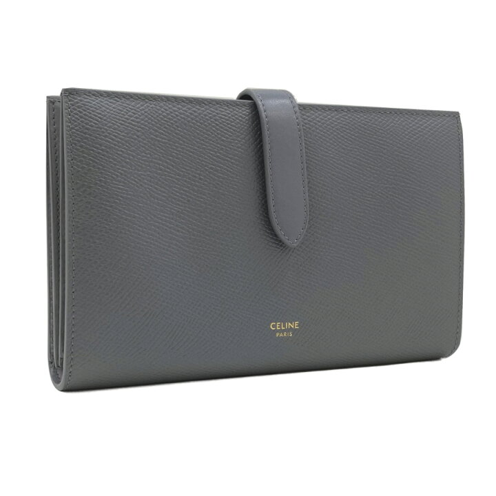 楽天市場】セリーヌ CELINE 長財布 二つ折り財布 ラージ ストラップ 