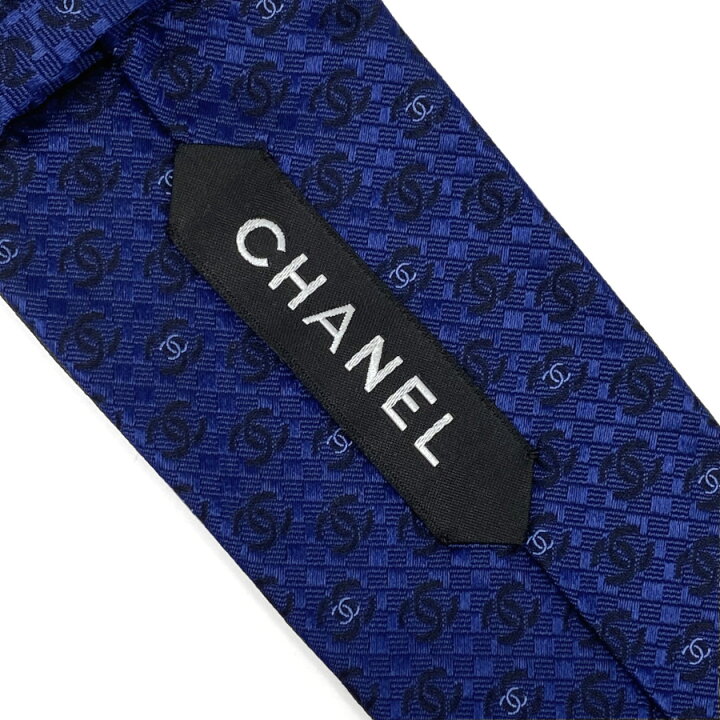 楽天市場】CHANEL シャネル ネクタイ タイ ストライプ ロゴ イニシャル 