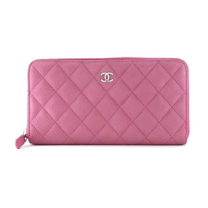 楽天市場】シャネル 長財布 CHANEL ラウンドファスナー マトラッセ  