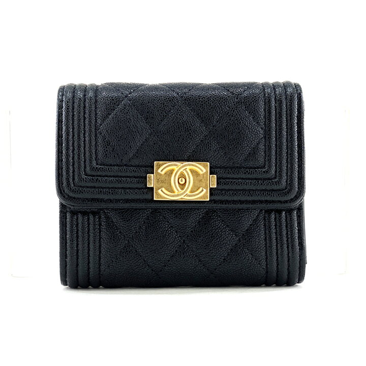 明細書有】CHANEL シャネルボーイシャネル財布 - 三つ折り財布 