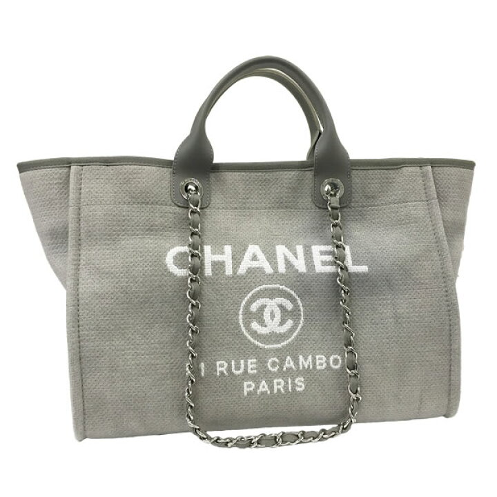 楽天市場】シャネル バッグ CHANEL ドーヴィル トートバッグ 