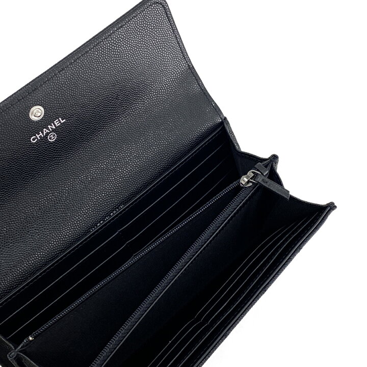 楽天市場】シャネル CHANEL 長財布 ボーイシャネル フラップ  