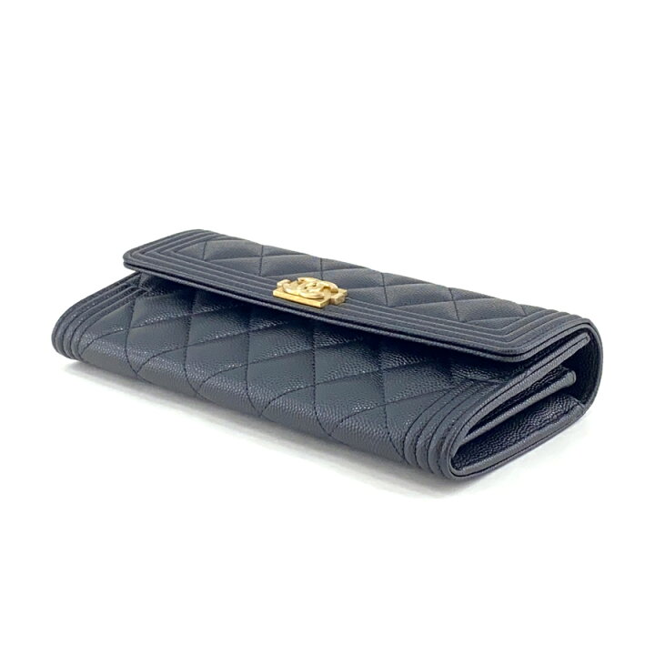 楽天市場】【新品】シャネル CHANEL 長財布 ボーイシャネル フラップ 
