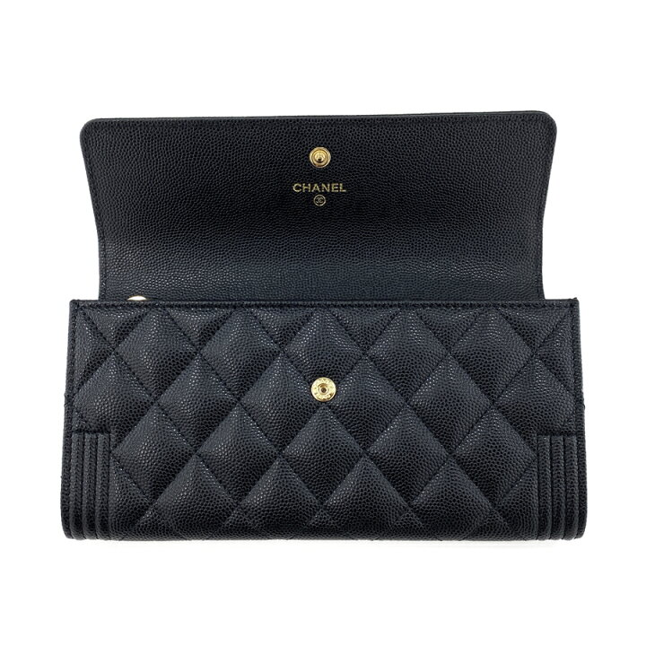 楽天市場】【新品】シャネル CHANEL 長財布 ボーイシャネル フラップ 