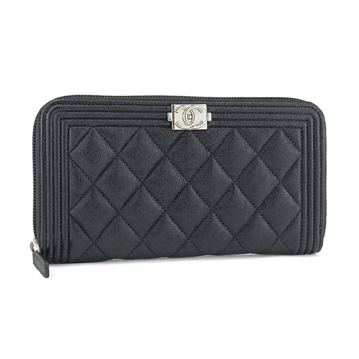 楽天市場】シャネル CHANEL 長財布 ラウンドファスナー ボーイシャネル 