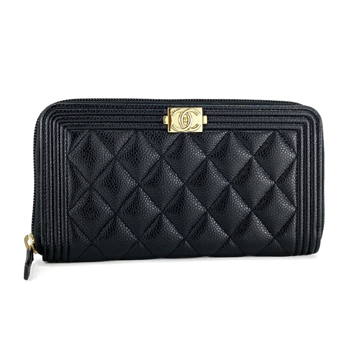 楽天市場】シャネル CHANEL 長財布 ラウンドファスナー ボーイシャネル  