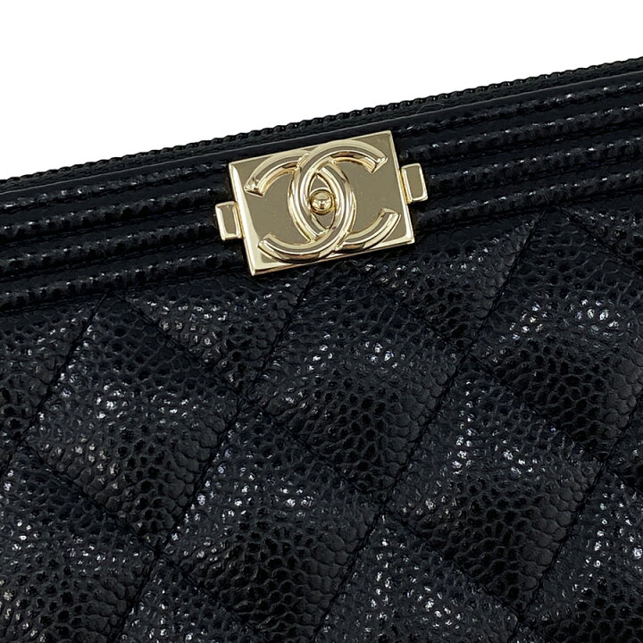 楽天市場】シャネル CHANEL 長財布 ラウンドファスナー ボーイシャネル 