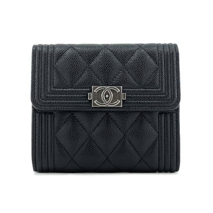 楽天市場】シャネル CHANEL 財布 三つ折り BOY CHANEL スモール  