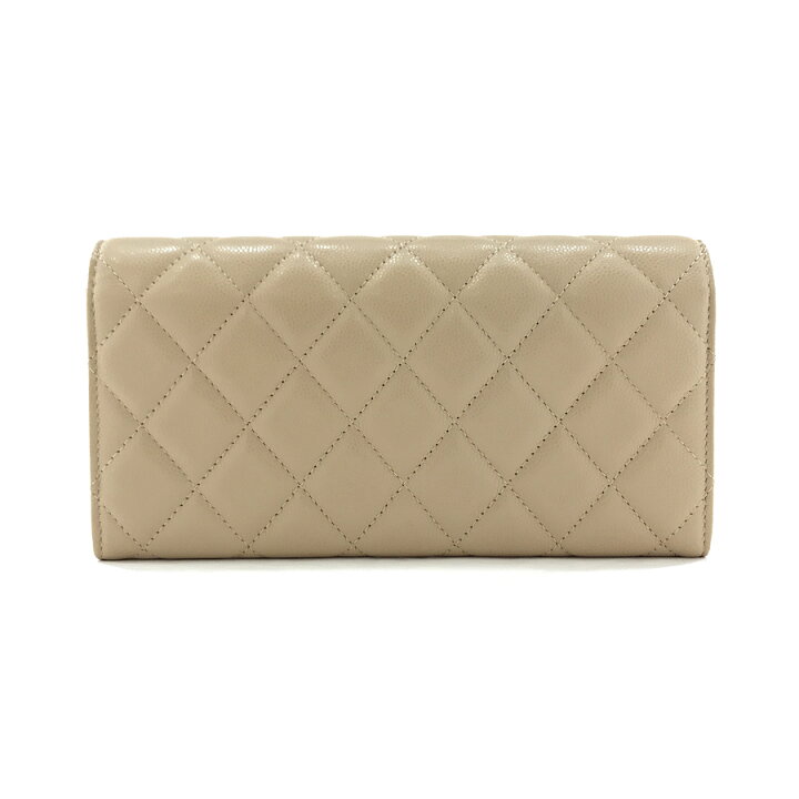 楽天市場】シャネル CHANEL 長財布 フラップ マトラッセ ココマーク 