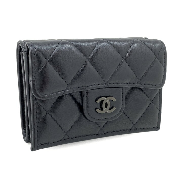 楽天市場】シャネル CHANEL 財布 三つ折り クラシック スモール  
