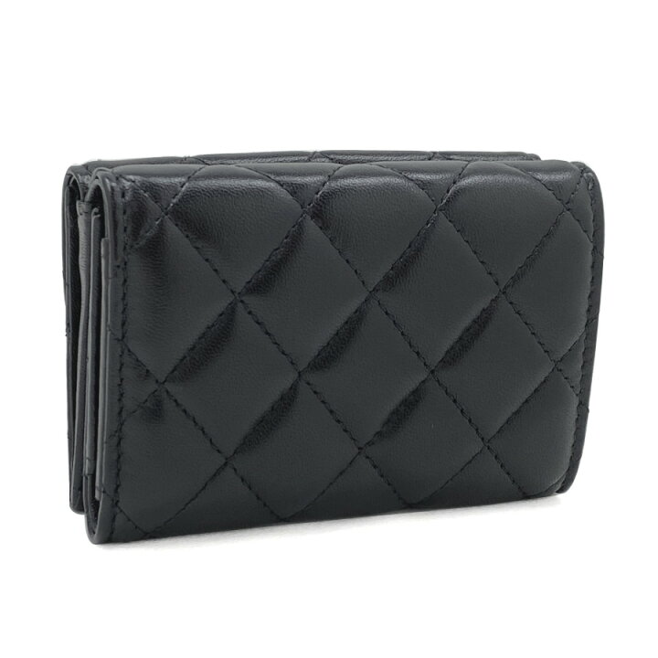 楽天市場】シャネル CHANEL 財布 三つ折り クラシック スモール  