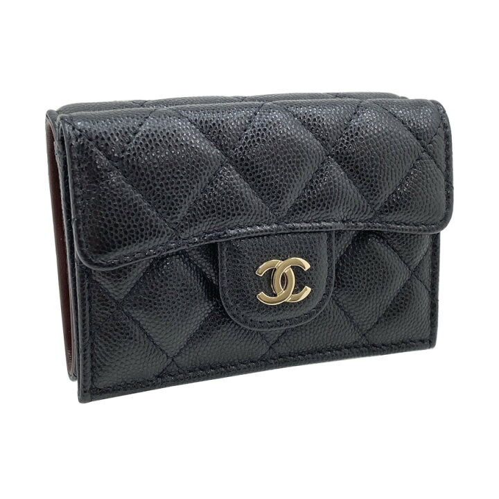 楽天市場】シャネル CHANEL 財布 三つ折り クラシック スモール 