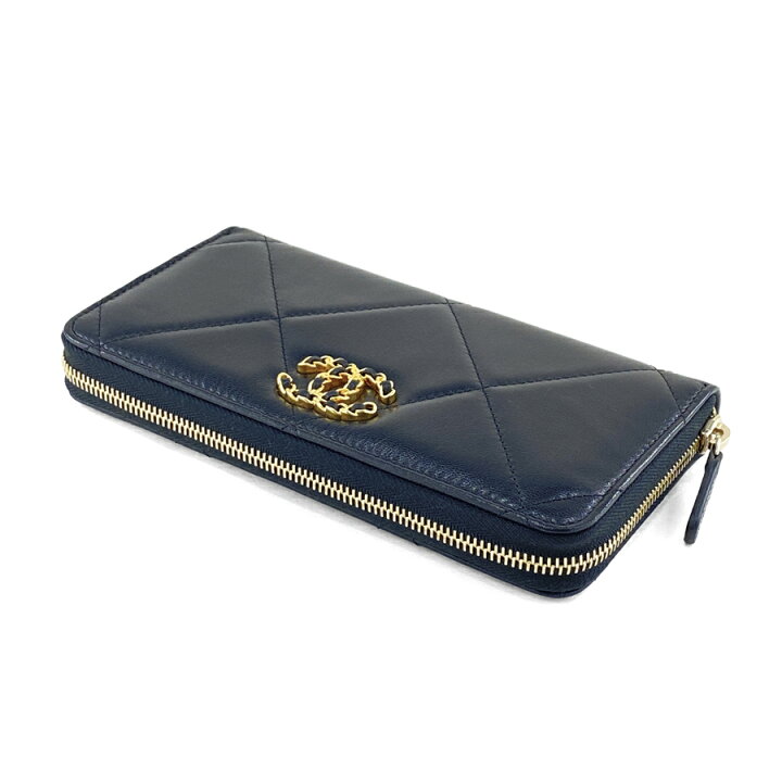 楽天市場】シャネル CHANEL 長財布 ラウンドファスナー 19 ナイン 