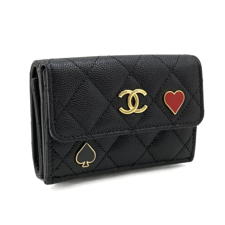 楽天市場】シャネル CHANEL 財布 三つ折り スモール フラップ  