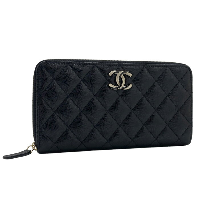 楽天市場】シャネル CHANEL 長財布 ラウンドファスナー ロングジップ  