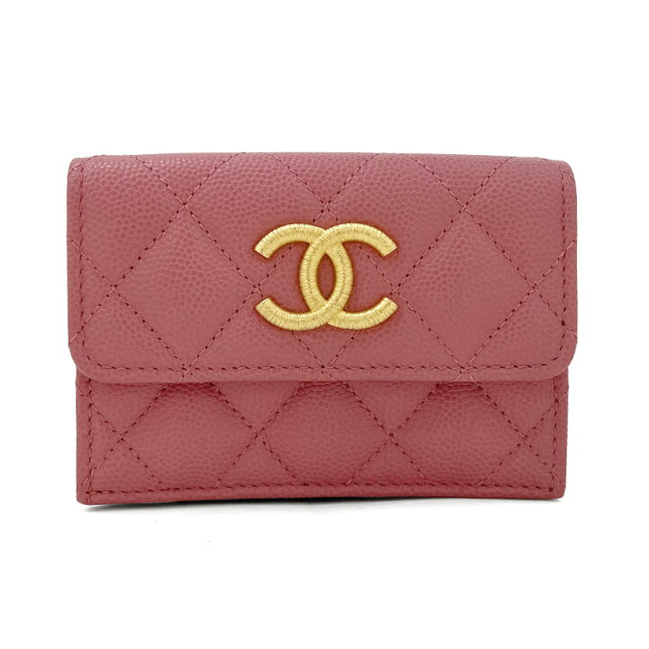 楽天市場】シャネル CHANEL 財布 三つ折り スモール フラップ 