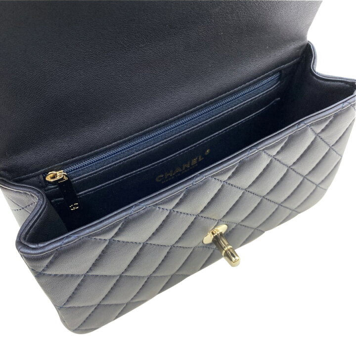 楽天市場】シャネル CHANEL トップハンドル ミニ フラップ バッグ 