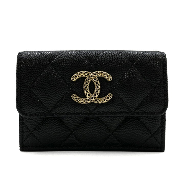 楽天市場】【新品】シャネル CHANEL 財布 三つ折り マトラッセ  