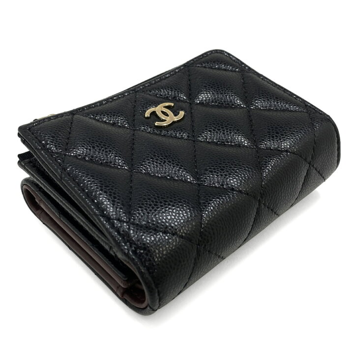 楽天市場】【新品】CHANEL シャネル 財布 三つ折 クラシック スモール 