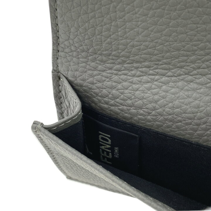 楽天市場】フェンディ FENDI 財布 三つ折り ミニ財布 グレー カーフ 