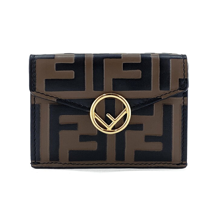 楽天市場】フェンディ FENDI 財布 三つ折り コンパクト ミニ F IS 