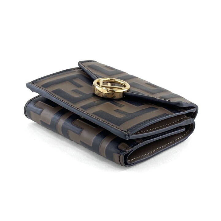 楽天市場】フェンディ FENDI 財布 三つ折り コンパクト ミニ F IS 