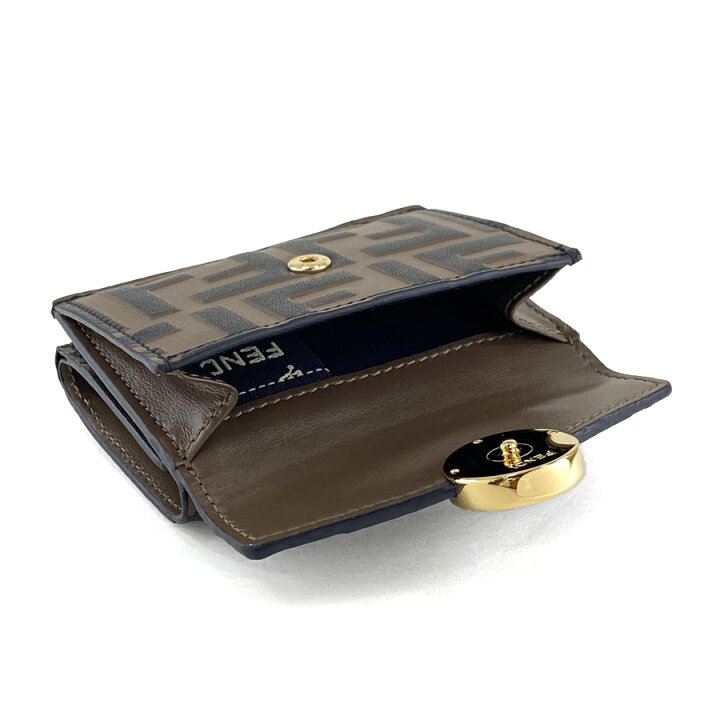 楽天市場】フェンディ FENDI 財布 三つ折り コンパクト ミニ F IS 