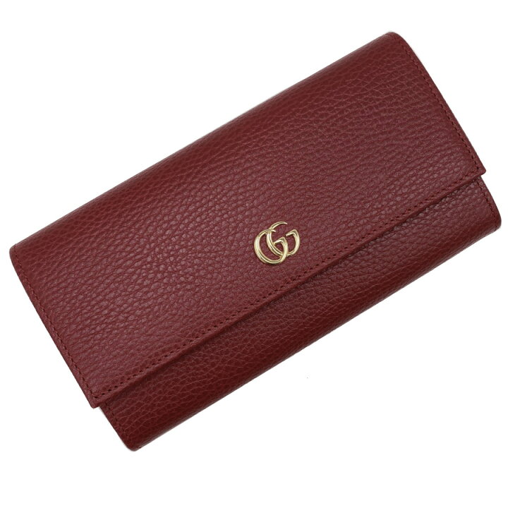 楽天市場】【新品】グッチ GUCCI 長財布 財布 二つ折り フラップ プチ  