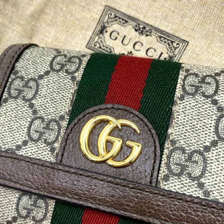 楽天市場】【新品】グッチ GUCCI オフィディア GGウォレット 三つ折り 