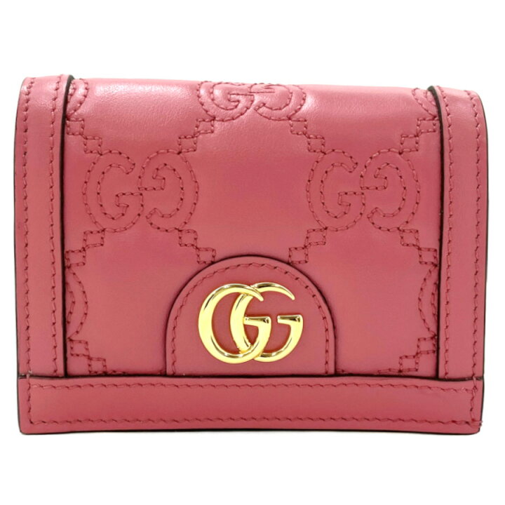 楽天市場】グッチ GUCCI 財布 二つ折り コンパクト GGマトラッセ  