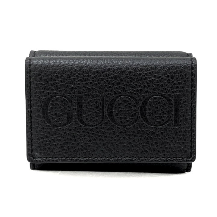 楽天市場】グッチ GUCCI ロゴ ミニウォレット 財布 三つ折り ミニ財布  